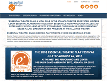 Tablet Screenshot of essentialtheatre.com